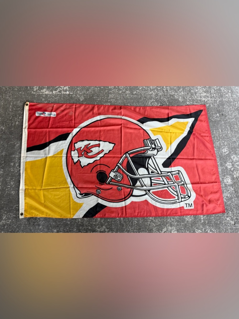 Vintage NFL Kansas City Chiefs Red Flag